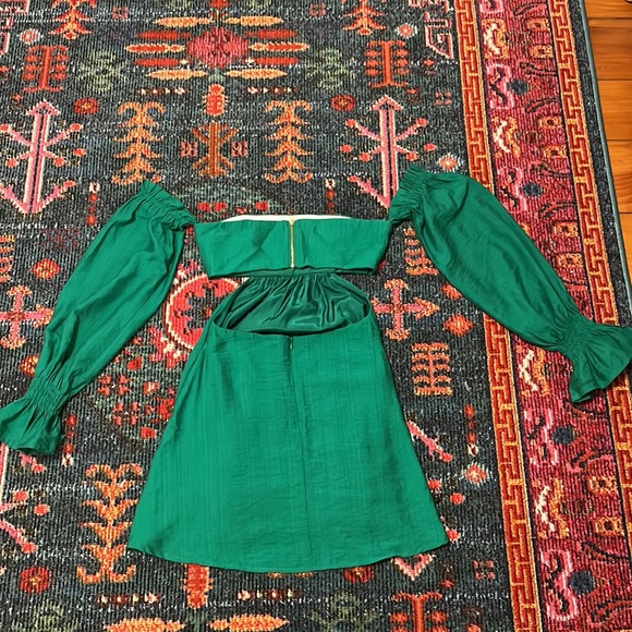 JOLIE MINI DRESS - PALM GREEN - Picture 6 of 6